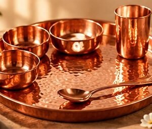 Signature Hammered Copper Serving Tray