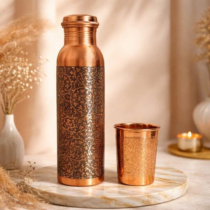 Copper Drinking Glass Set (4 Pcs) - Image 4